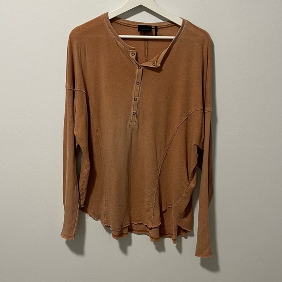 Urban Outfitters Oversized Henley Top - Picture 2 of 10